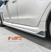 Carbon Fibre Print Lower Side Skirts lip Spoiler Bodykit for SUBARU WRX & STi VA 2014 - 2021 - Mars Performance